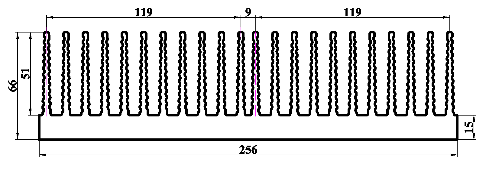 ЛИГРА - Сварной профиль ABC256.1310-2