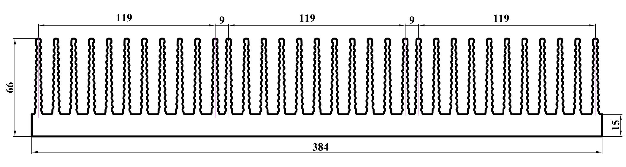 ЛИГРА - Сварной профиль ABC256.1310-3